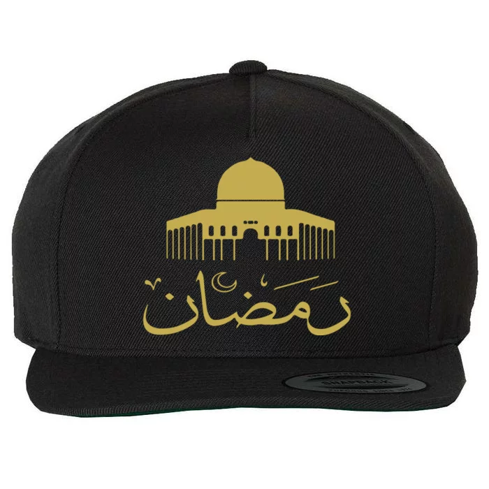 Muslim Ramadan Mubarak Islamic Gift Wool Snapback Cap