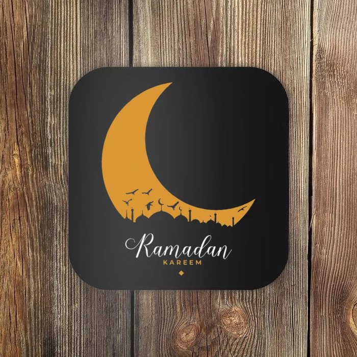 Moon Ramadan Mubarak Fasting Islamic Celebration Coaster