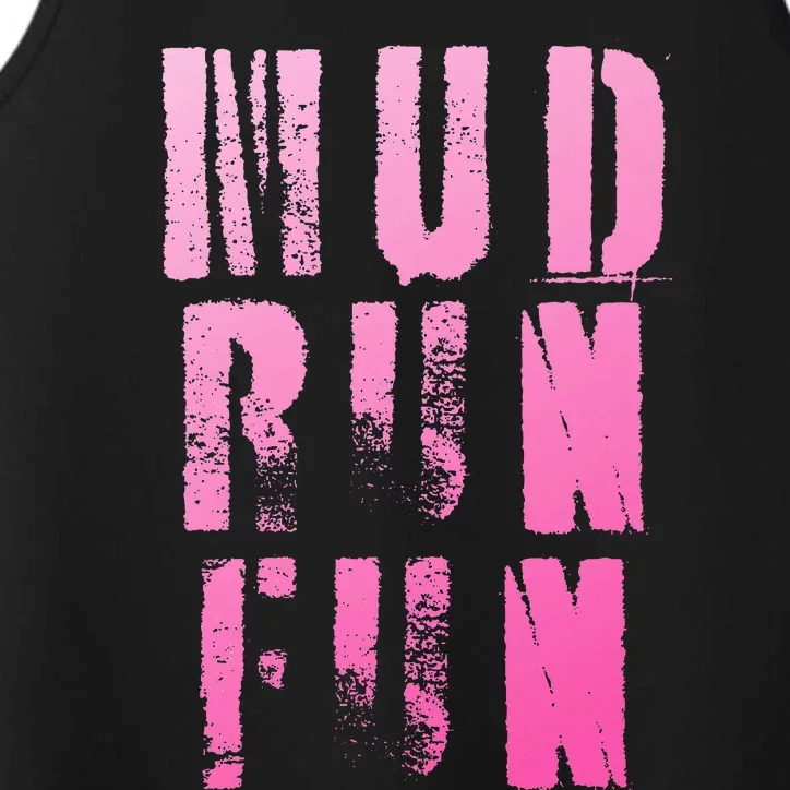 Mud Run Mud Run Fun Obstacle Race Performance Tank