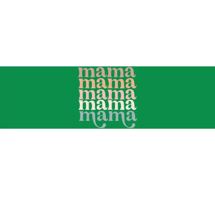 Mama Retro Bumper Sticker