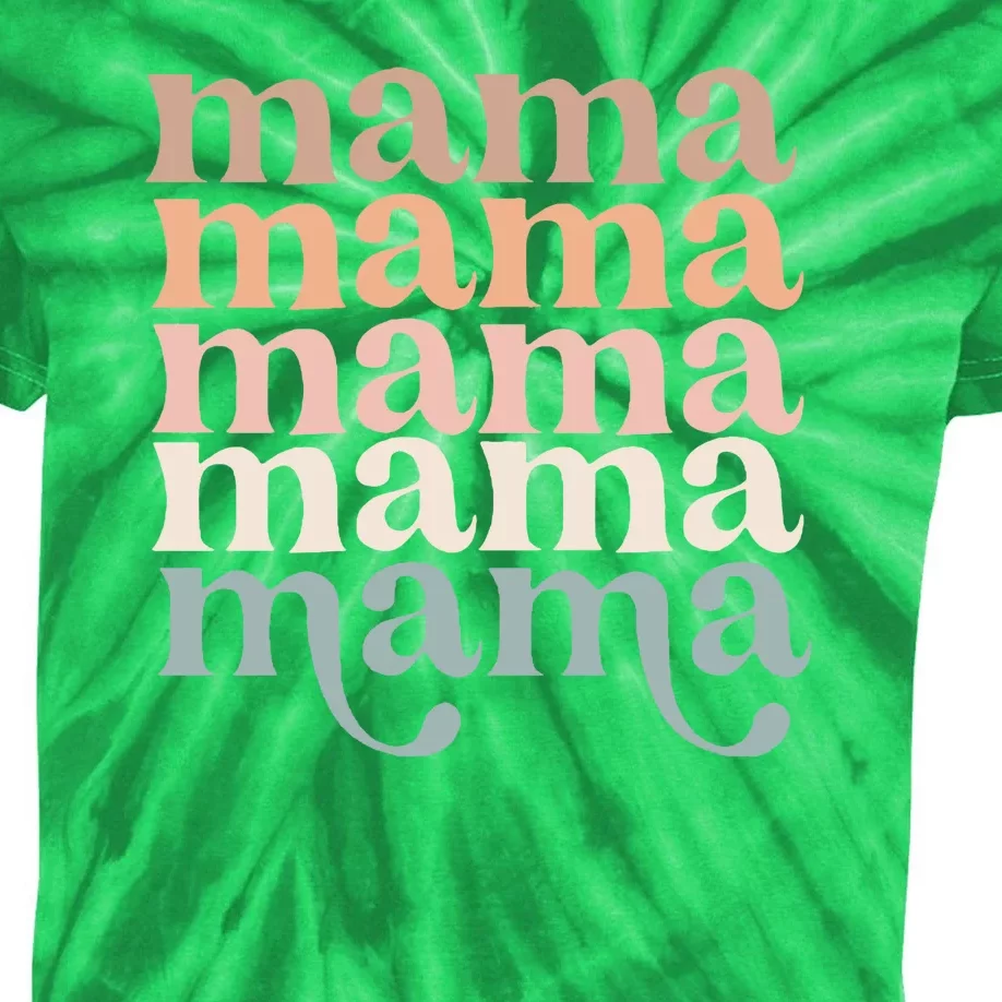 Mama Retro Kids Tie-Dye T-Shirt