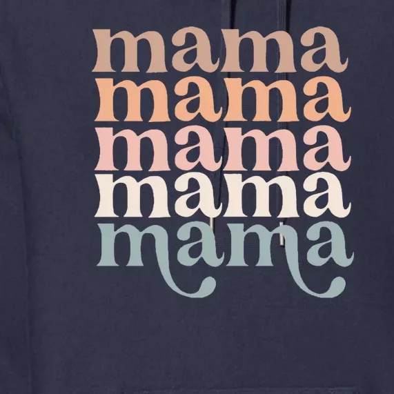 Mama Retro Premium Hoodie