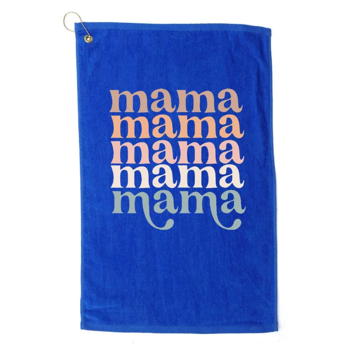 Mama Retro Platinum Collection Golf Towel