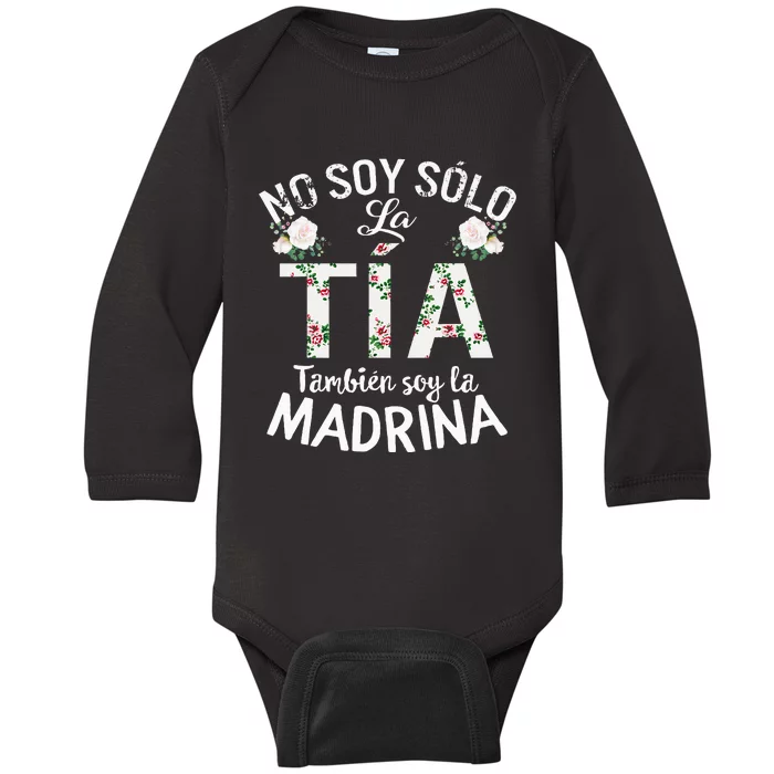 Mujer Regalo Madrina Bautizo Tia Padrino RevelacióN GéNero Baby Long Sleeve Bodysuit