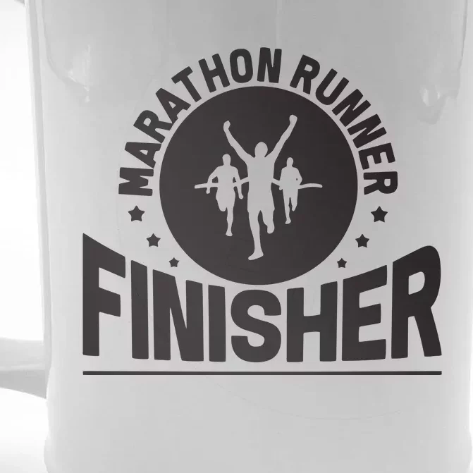 Marathon Runner Marathon Finisher Marathon Marathoners Hoodie Front & Back Beer Stein