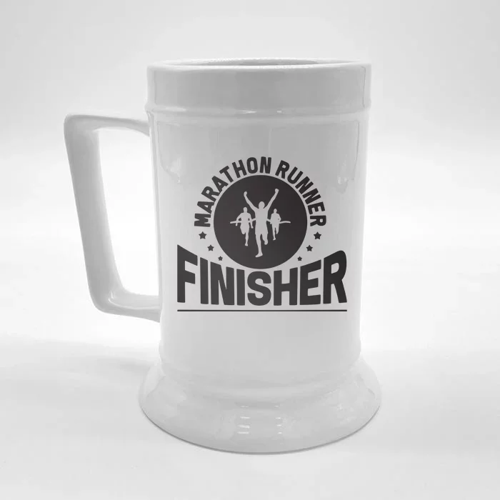 Marathon Runner Marathon Finisher Marathon Marathoners Hoodie Front & Back Beer Stein