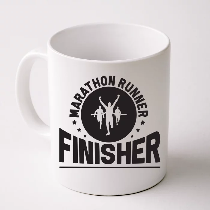 Marathon Runner Marathon Finisher Marathon Marathoners Hoodie Front & Back Coffee Mug