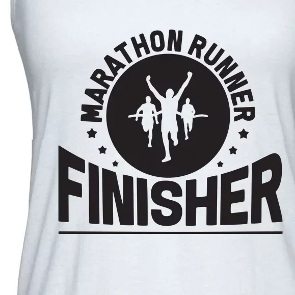 Marathon Runner Marathon Finisher Marathon Marathoners Hoodie Ladies Essential Flowy Tank