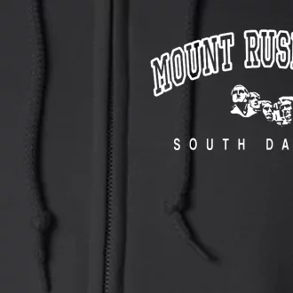 Mount Rushmore National Memorial South Dakota Usa Full Zip Hoodie