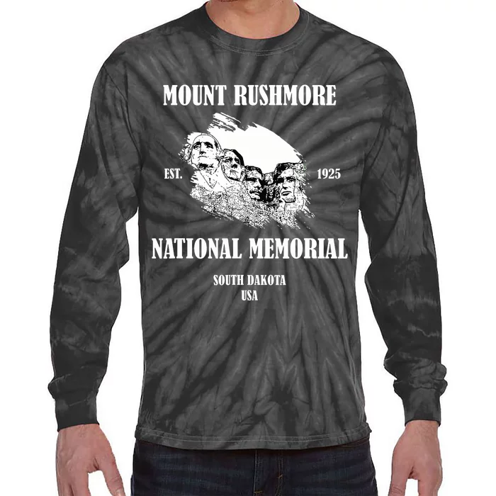 Mount Rushmore National Memorialsouth Dakota United States Of America Tie-Dye Long Sleeve Shirt