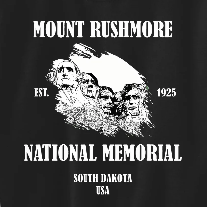 Mount Rushmore National Memorialsouth Dakota United States Of America Kids Sweatshirt