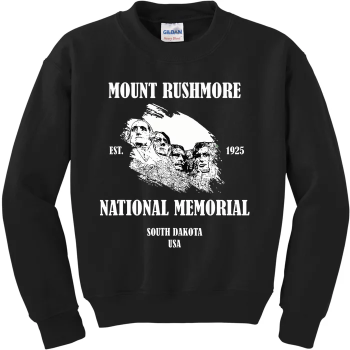 Mount Rushmore National Memorialsouth Dakota United States Of America Kids Sweatshirt