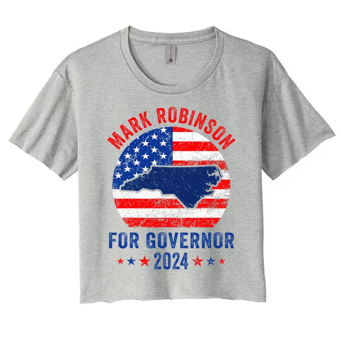 Mark Robinson North Carolina For Governor Election Women's Crop Top Tee