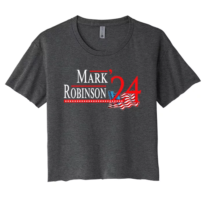 Mark Robinson North Carolina For Governor Election 2024 Women's Crop Top Tee