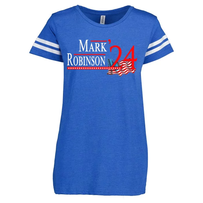 Mark Robinson North Carolina For Governor Election 2024 Enza Ladies Jersey Football T-Shirt