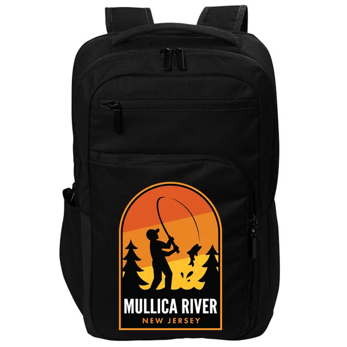 Mullica River New Jersey Fishing Impact Tech Backpack