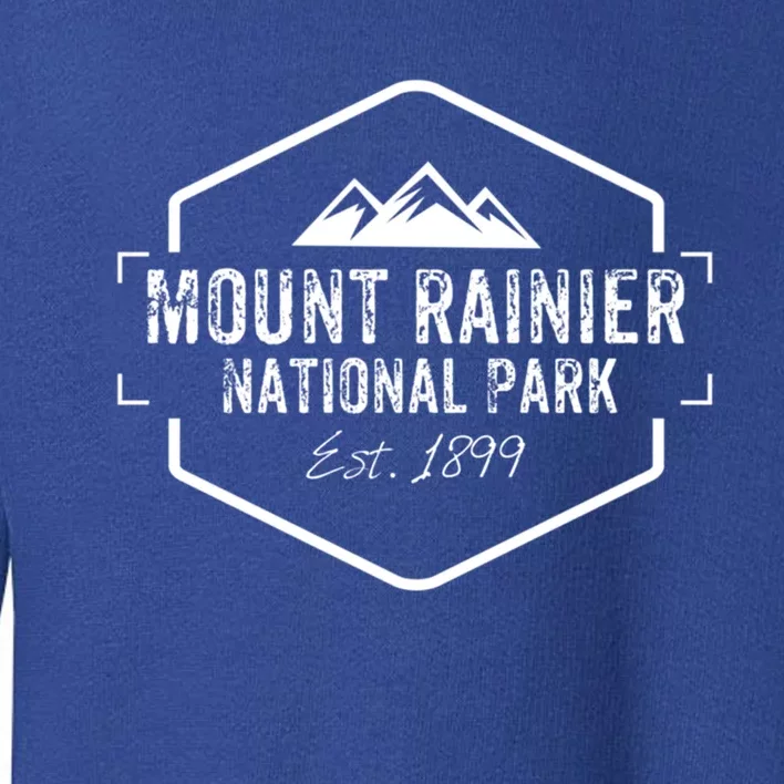 Mount Rainier National Park Gift Cascade Mountains Toddler Sweatshirt