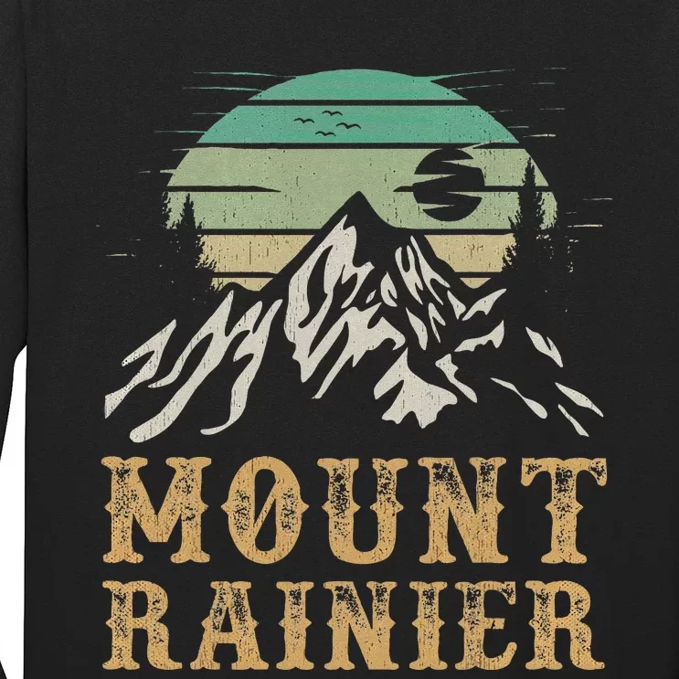 Mount Rainier National Park Merchandise Hiking Mt Rainier Long Sleeve Shirt