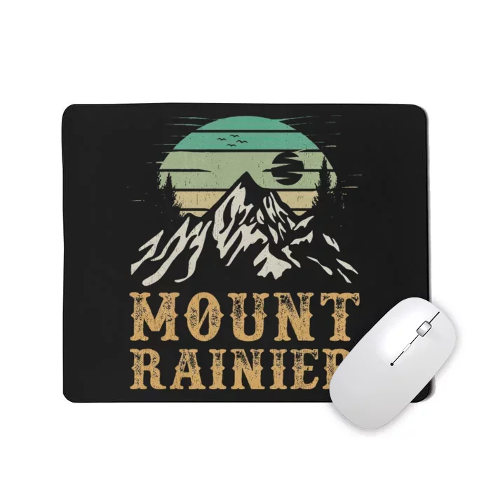 Mount Rainier National Park Merchandise Hiking Mt Rainier Mousepad