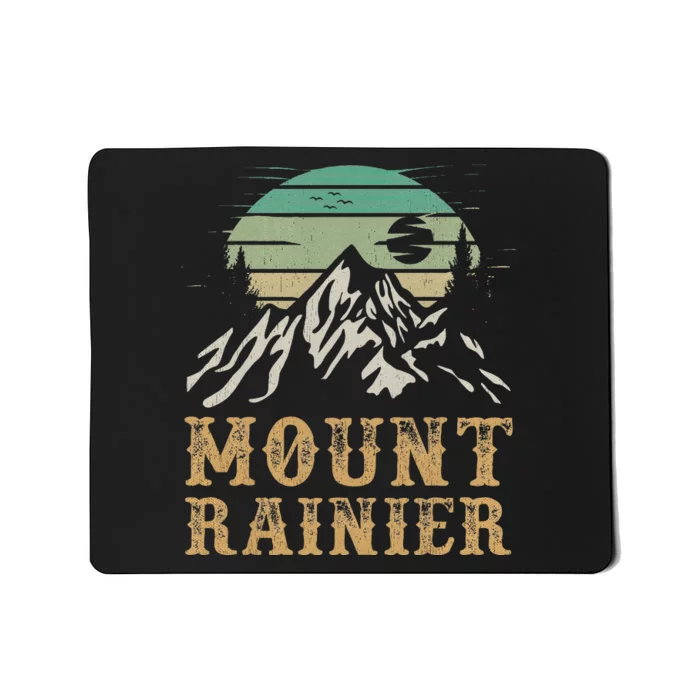 Mount Rainier National Park Merchandise Hiking Mt Rainier Mousepad