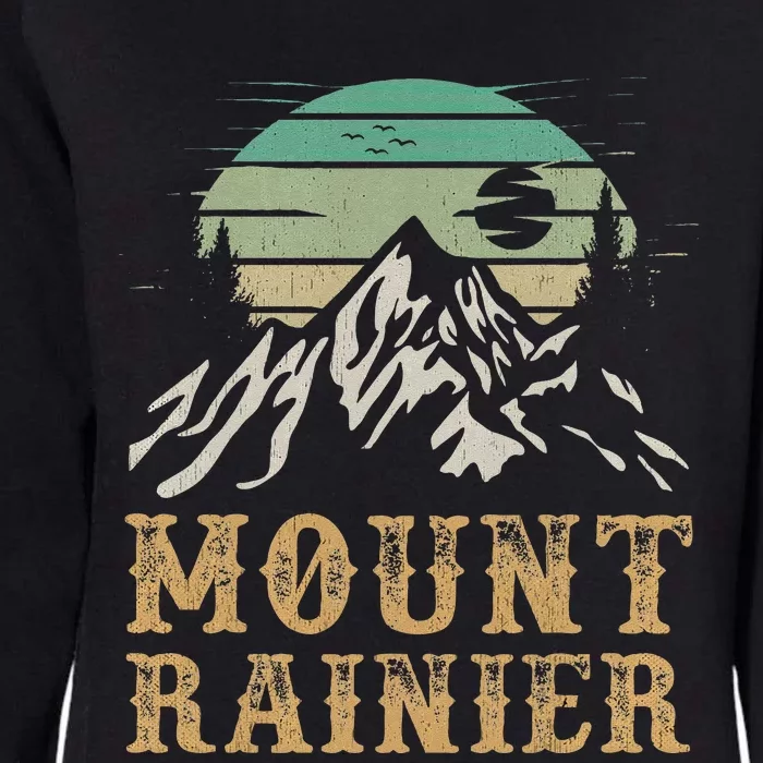 Mount Rainier National Park Merchandise Hiking Mt Rainier Womens California Wash Sweatshirt