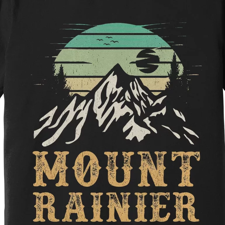 Mount Rainier National Park Merchandise Hiking Mt Rainier Premium T-Shirt