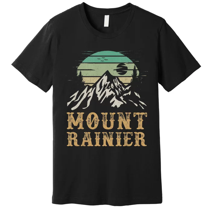 Mount Rainier National Park Merchandise Hiking Mt Rainier Premium T-Shirt