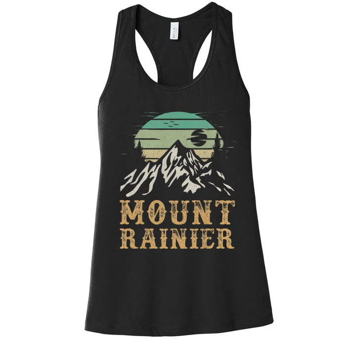 Mount Rainier National Park Merchandise Hiking Mt Rainier Women's Racerback Tank