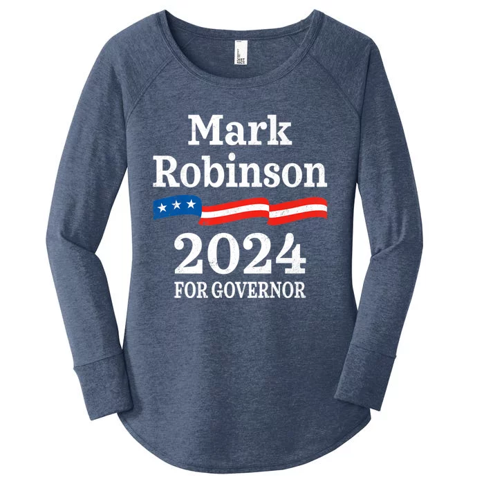 Mark Robinson North Carolina For Governor Election 2024 NC Premium Women's Perfect Tri Tunic Long Sleeve Shirt