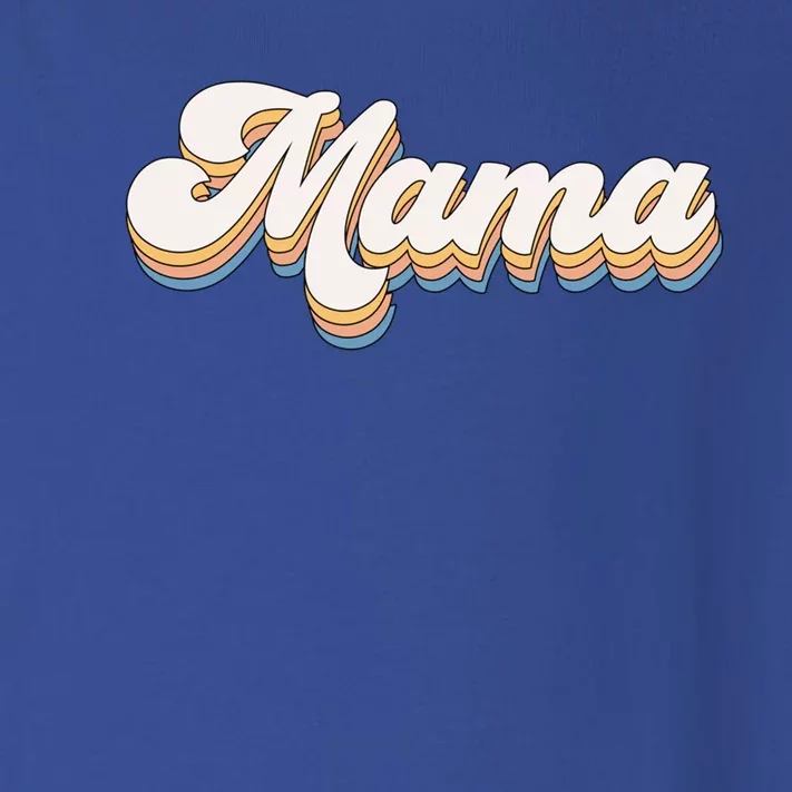 Mama Retro New Mom Funny Gift Toddler Long Sleeve Shirt