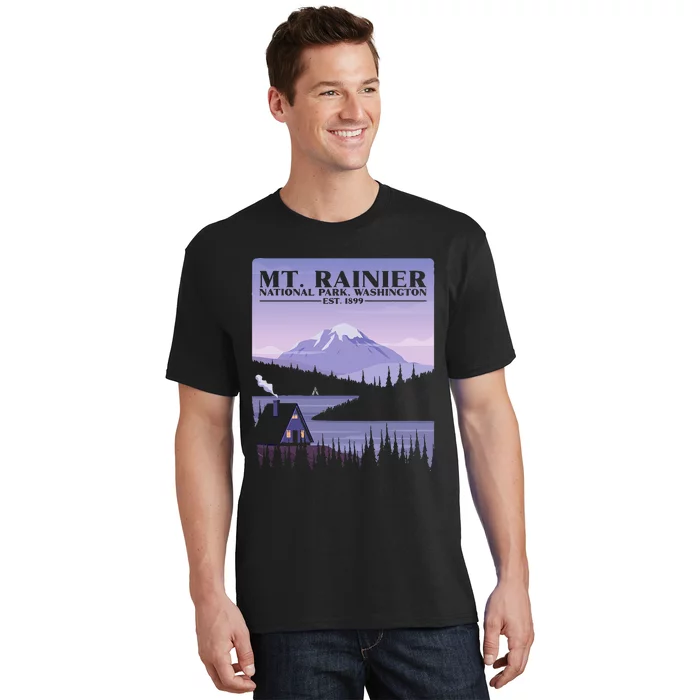 MT. Rainier National Park Hiking Vacation T-Shirt