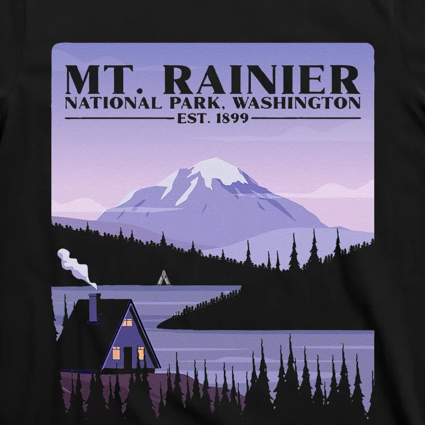 MT. Rainier National Park Hiking Vacation T-Shirt