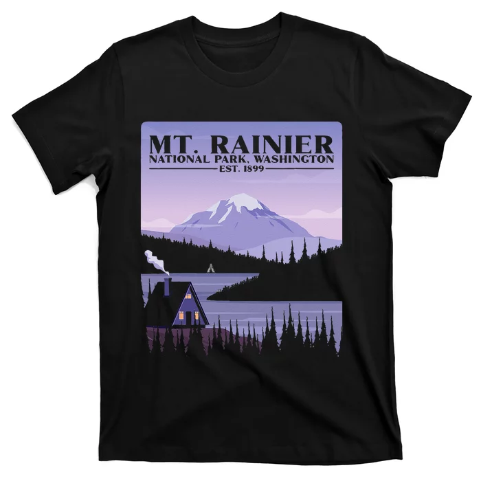 MT. Rainier National Park Hiking Vacation T-Shirt