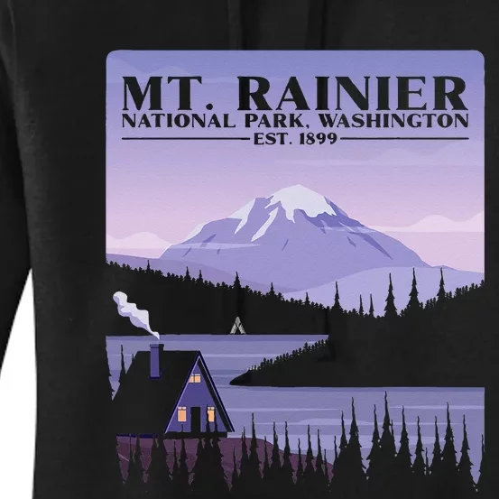 MT. Rainier National Park Hiking Vacation Women's Pullover Hoodie