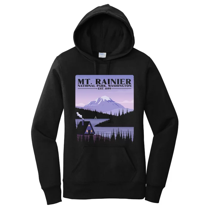 MT. Rainier National Park Hiking Vacation Women's Pullover Hoodie