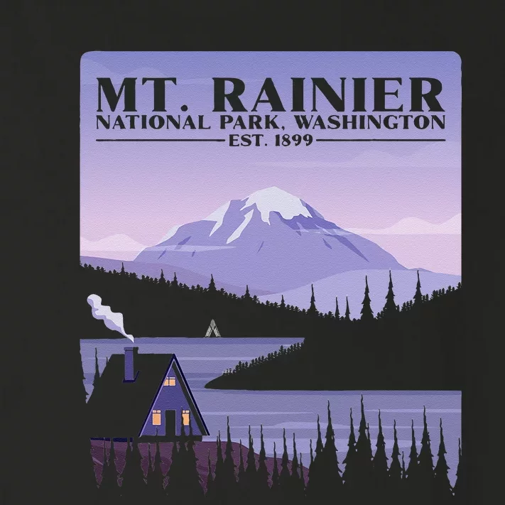 MT. Rainier National Park Hiking Vacation Toddler Long Sleeve Shirt