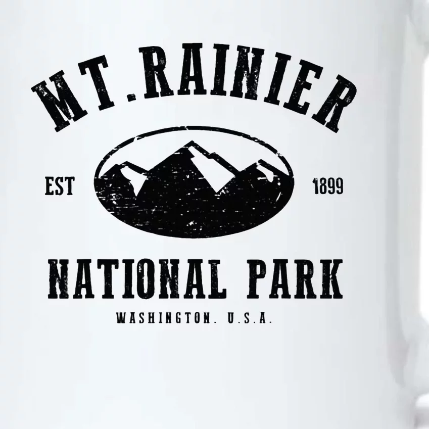 Mt. Rainier National Park Love Hiking Wanderlust Black Color Changing Mug