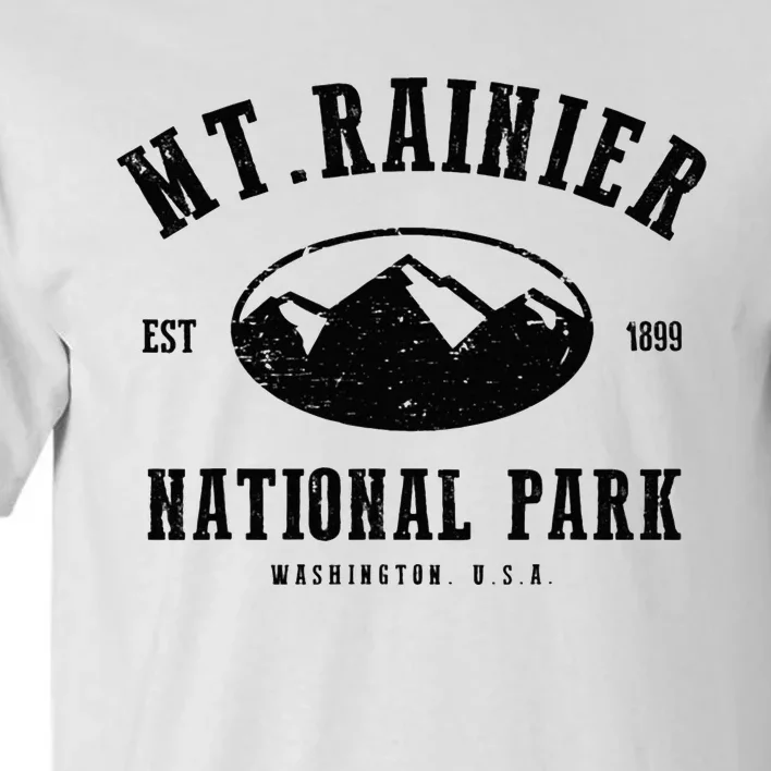 Mt. Rainier National Park Love Hiking Wanderlust Tall T-Shirt