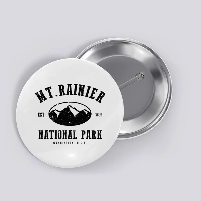 Mt. Rainier National Park Love Hiking Wanderlust Button