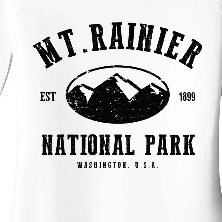 Mt. Rainier National Park Love Hiking Wanderlust Women's Perfect Tri Tunic Long Sleeve Shirt