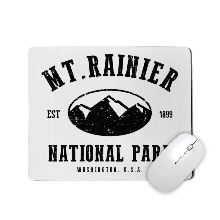 Mt. Rainier National Park Love Hiking Wanderlust Mousepad