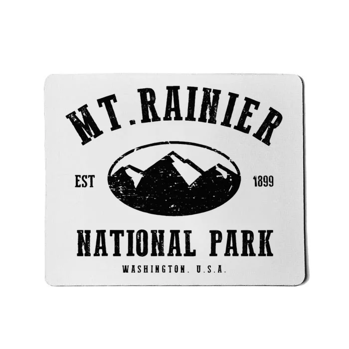 Mt. Rainier National Park Love Hiking Wanderlust Mousepad