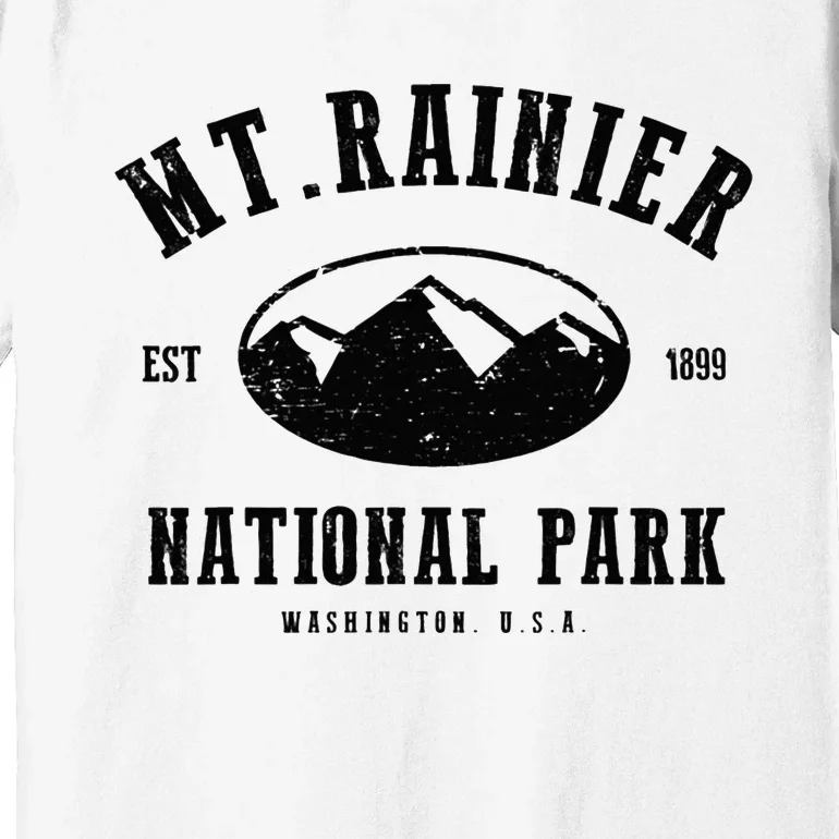 Mt. Rainier National Park Love Hiking Wanderlust Premium T-Shirt