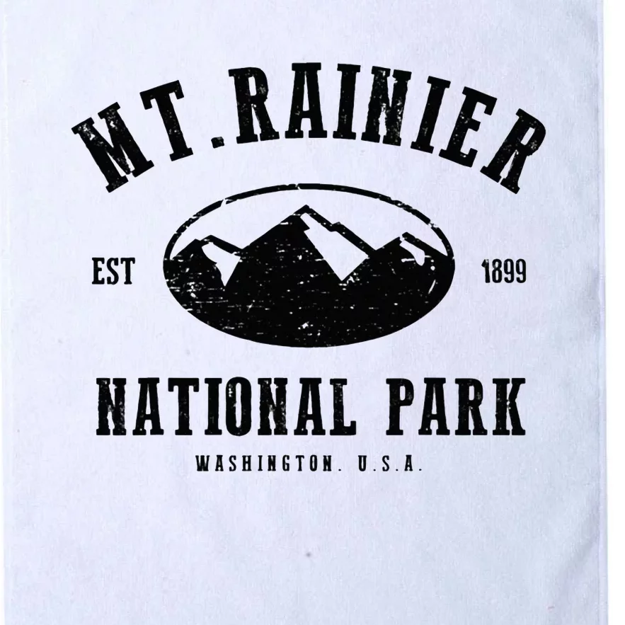 Mt. Rainier National Park Love Hiking Wanderlust Platinum Collection Golf Towel