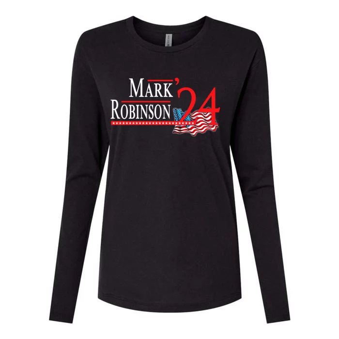 Mark Robinson North Carolina For Governor Election 2024 Womens Cotton Relaxed Long Sleeve T-Shirt