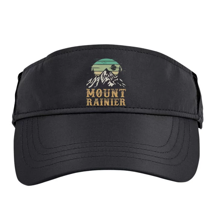 Mount Rainier National Park Merchandise Hiking Mt Rainier Adult Drive Performance Visor