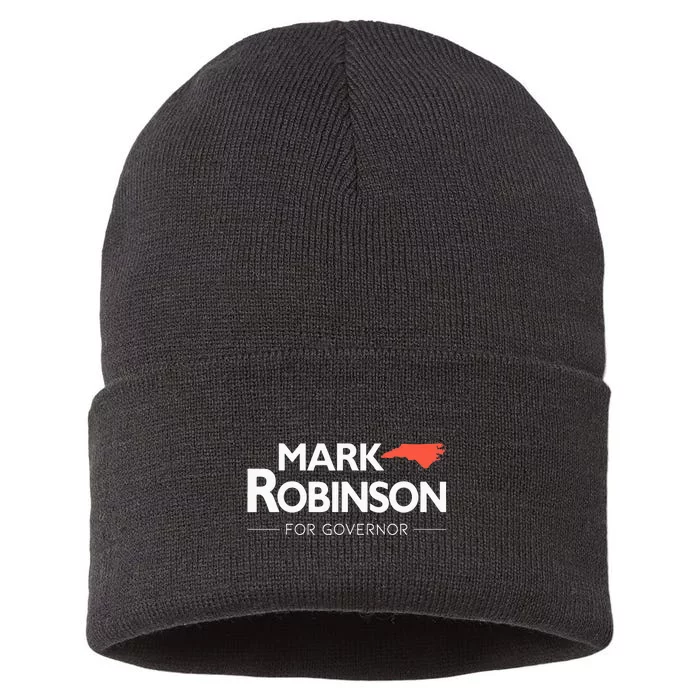 Mark Robinson North Carolina For Governor Election 2024 NC Sustainable Knit Beanie