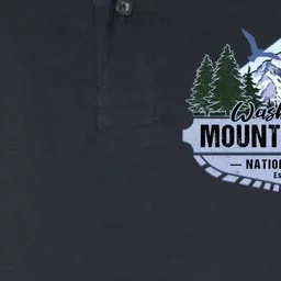 Mount Rainier National Park Washington Novelty Souvenir Softstyle Adult Sport Polo