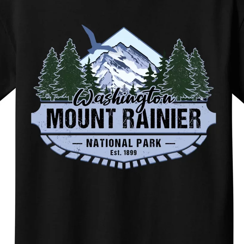 Mount Rainier National Park Washington Novelty Souvenir Kids T-Shirt