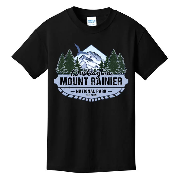 Mount Rainier National Park Washington Novelty Souvenir Kids T-Shirt